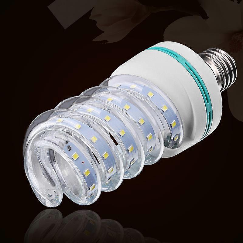 LED spiral bulb E27 24W white light illumination sensor