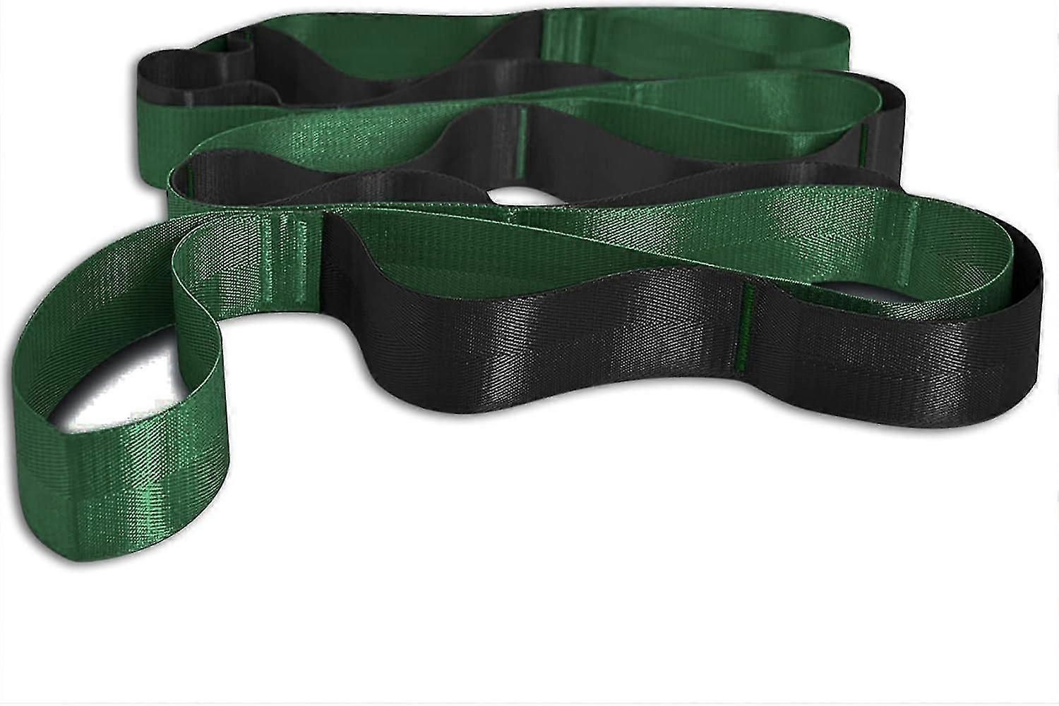 Yoga Strap For Physical Therapy With Exercise Booklet & Carry Bag