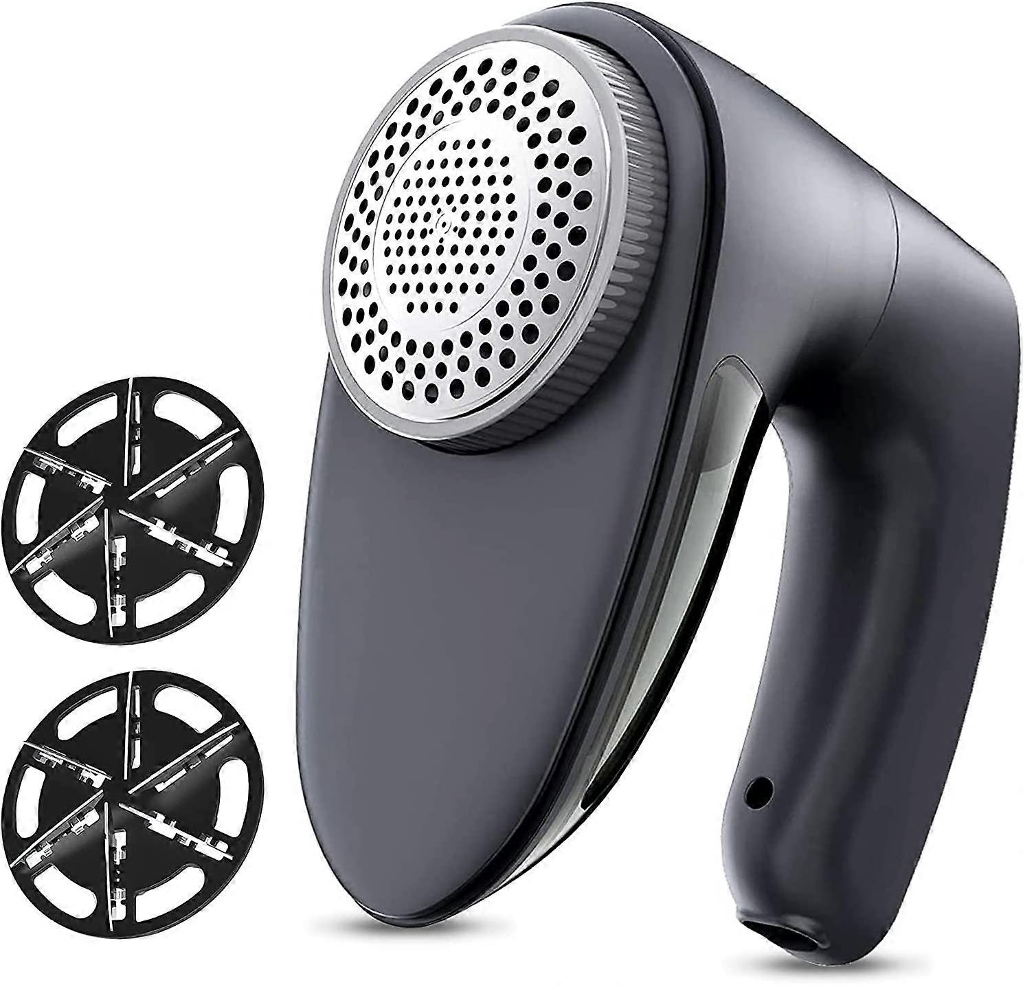 Fabric shaver, rechargeable epilator with 6 blades and electrostatic brush to effectively and quickly remove down from clothes, sweaters, sofas, blank