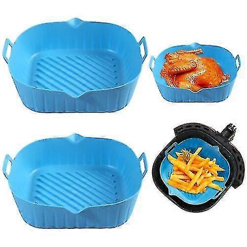 2023 Neue Heißluftfritteuse Silikontopf Backkorbofen Antihaft-wiederverwendbar.liners.microwavable