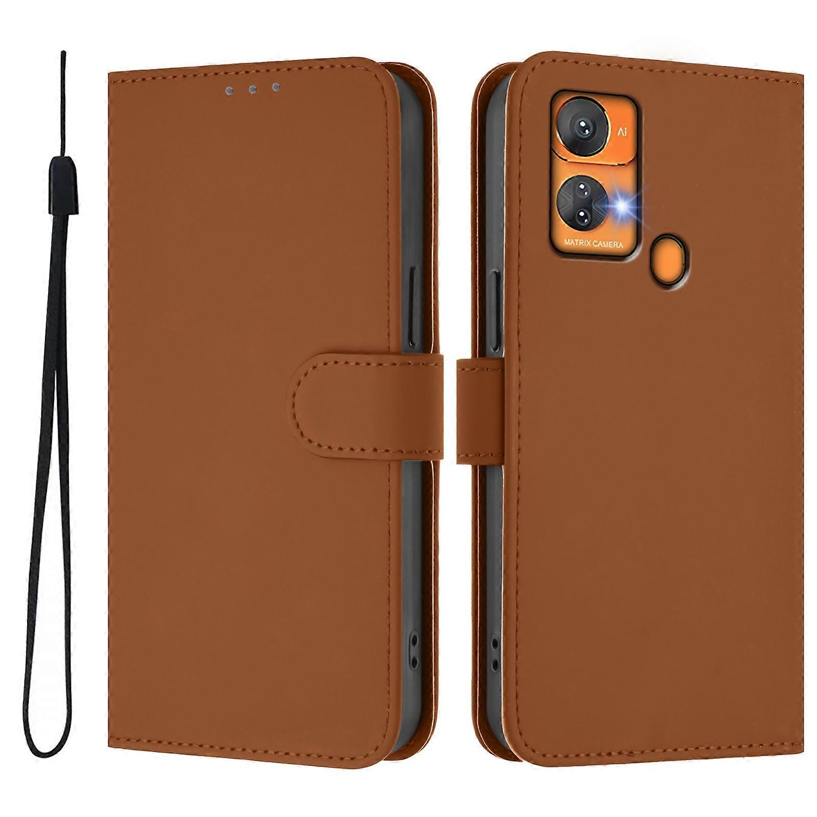 Solid Color PU Case For Oukitel C33
