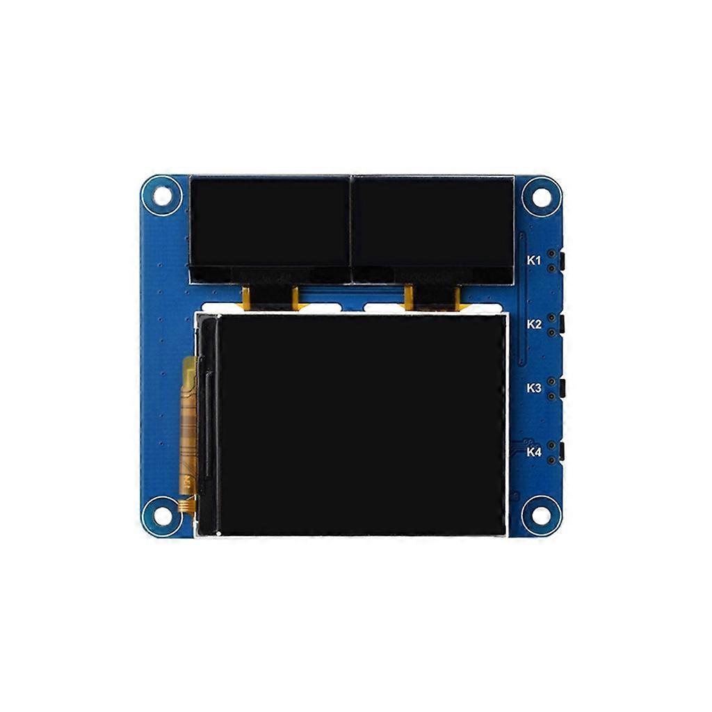 HighResolution LCD Main Display with Blue Secondary Screens HAT forRaspberryPi