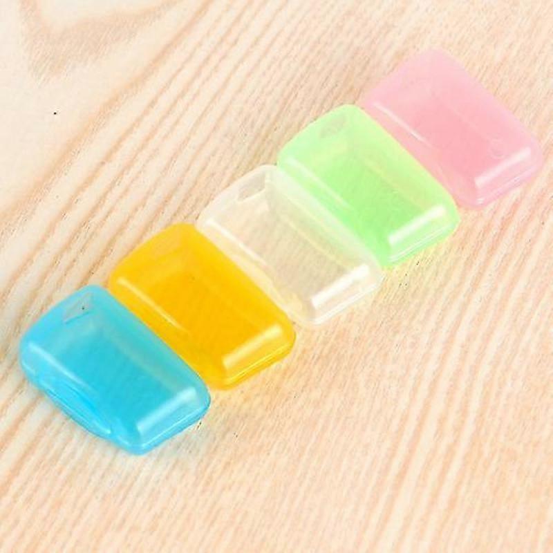 100pcs Toothbrush Cap Covers Toothbrush Head Protector Case For Travel Home
