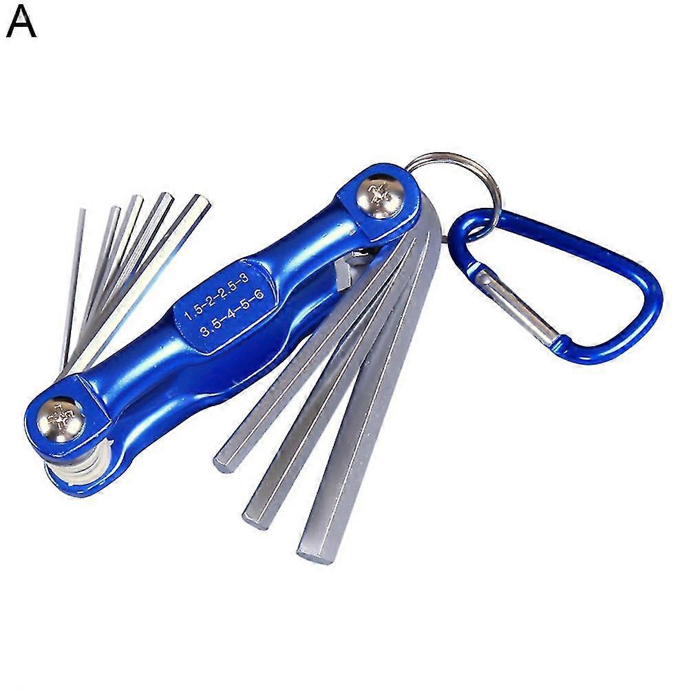 Multifunctional Folding Hex Wrench Spanner Set Portable Metric Torx Repair Tool