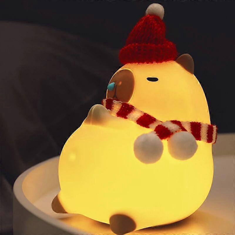 Novelty Bear USB Rechargeable LED Night Light with 3 Brightness Levels and Colorful Ambiance
