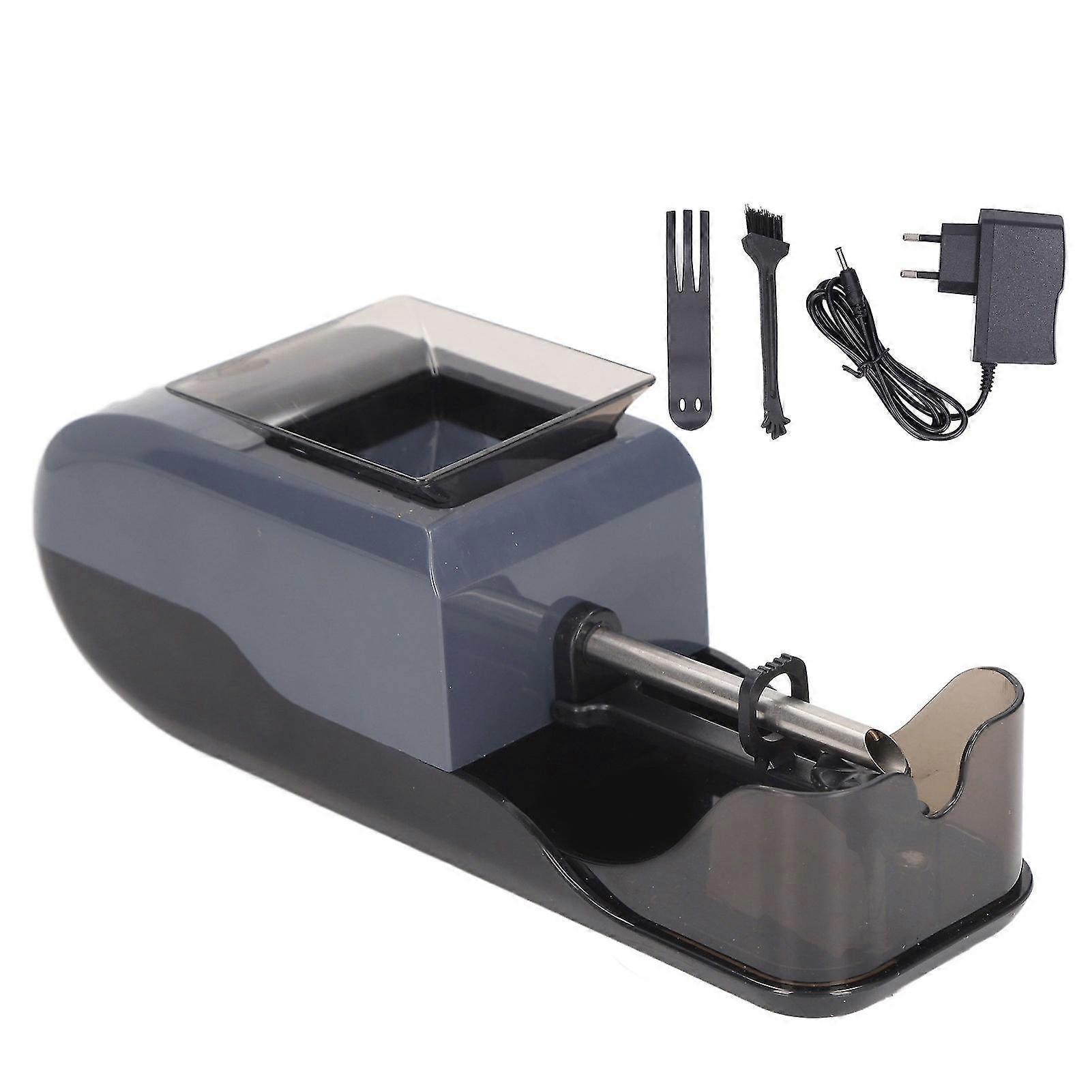 Cigarett Rolling Machine Elektrisk Automatisk 8mm Auto Cigarett Injektormaskin 100-240V Grå EU-kontakt