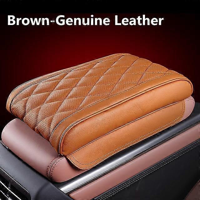 1pcs Universal Car Armrest Box Pad Premium Leather Center Console Armrest Cushion Armrest Pillow Pink Car Interior Accessories