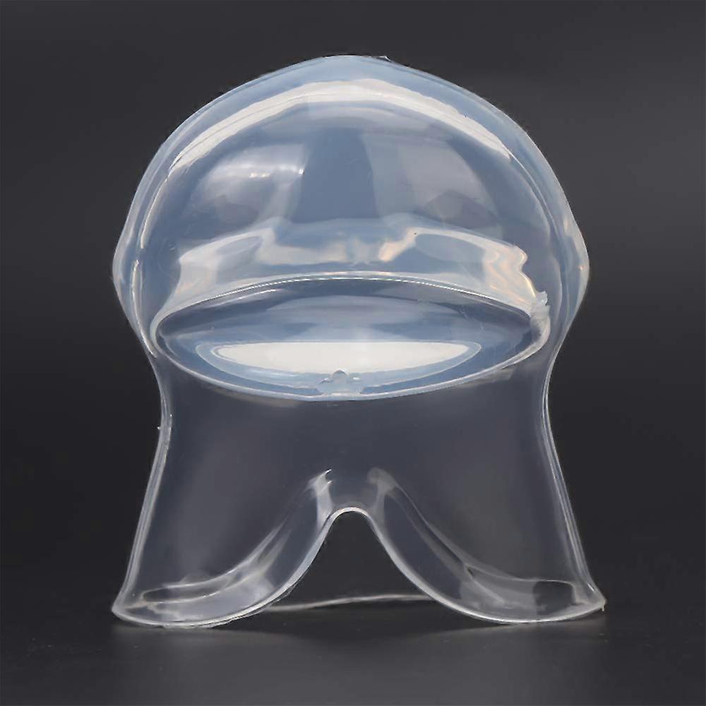 5pcs Silicone Anti-Snoring Tongue Retaining Device Quite Sleep Breathing Snore Saver Bruxism Solution Stop Snoring Aid