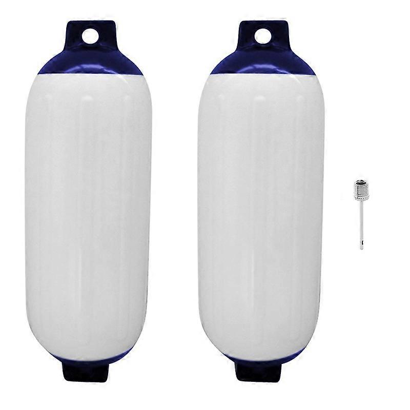 2PCS Inflatable Boat PVC Boat Anchor Buoy Yacht Fenders UV Protection Ribbed Bumper Boat Accessorie