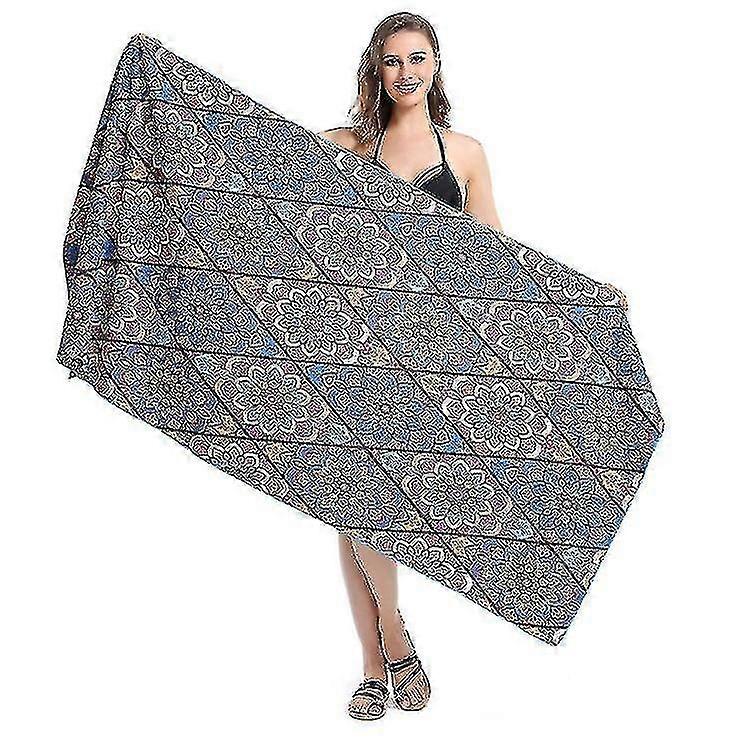 Printed Microfiber Beach Towel