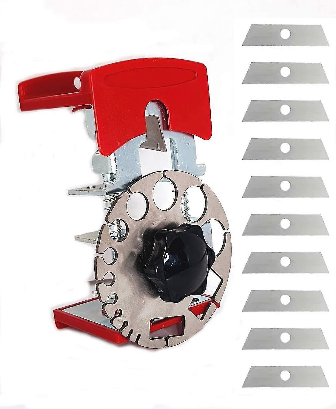 Wire Stripper, Handheld Portable Fast Wire Stripping Machine With 10 Blades, Manual Wire Stripper For 24 Awg And Up Universal