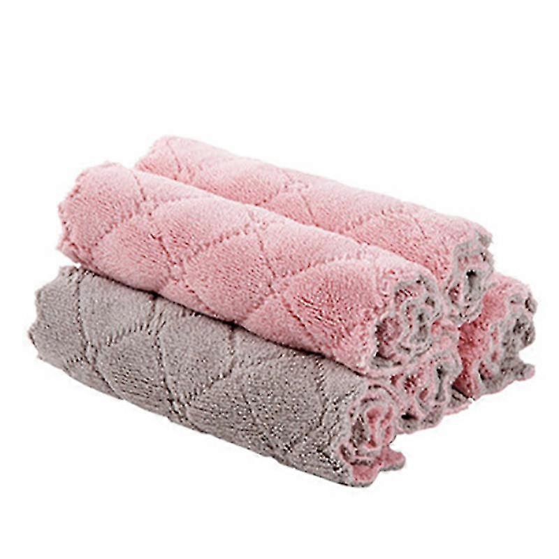 8 Microfiber Towels Absorbent Kitchen Cleaning Cloths