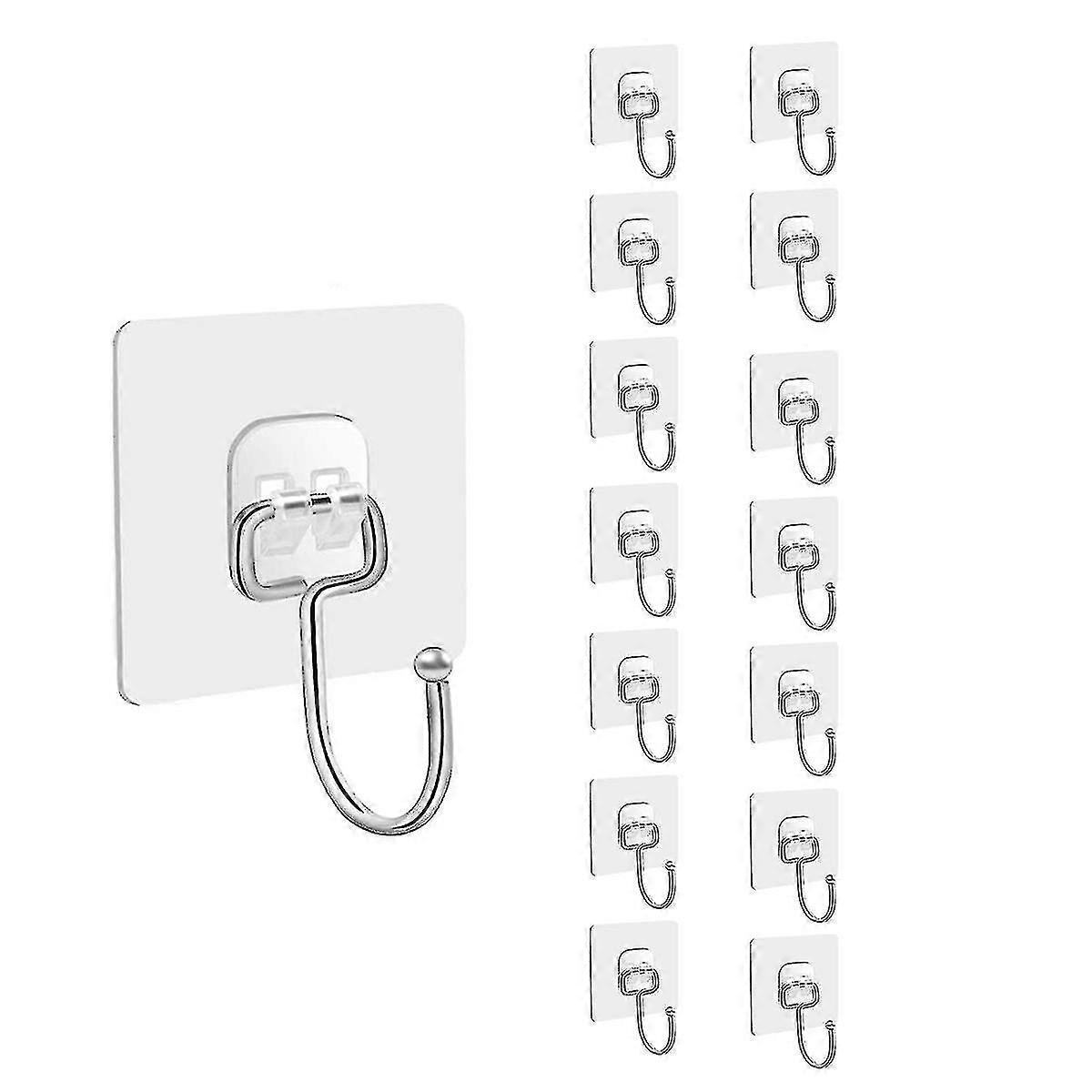 15pcs Upgrade Large Hanging Sticky Hook Cleaning Wall Hook
