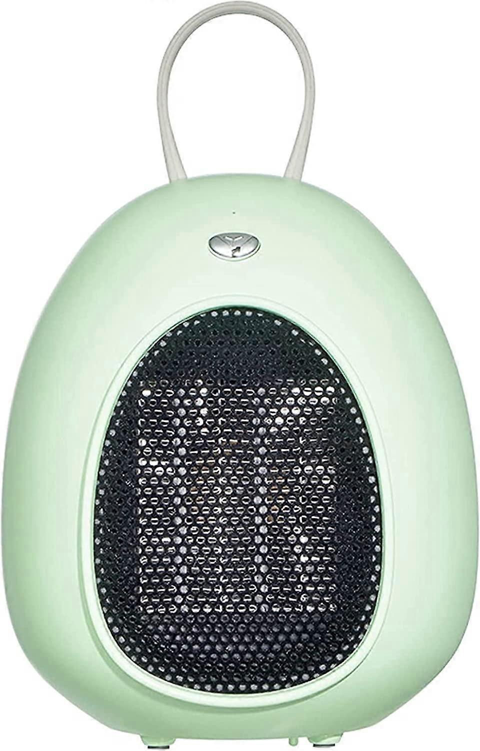 Riscaldatore elettrico silenzioso scaldapiedi Termoventilatore Riscaldatore Piccolo elettrodomestico Radiatore domestico desktop invernale 220V Riscaldatori, verde