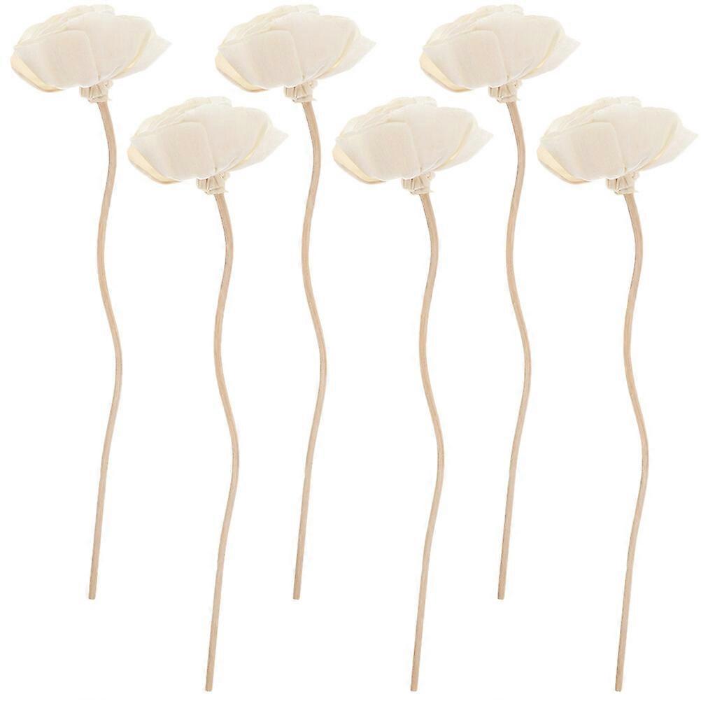 6pcs Dried Flower Diffuser Sticks Essential Oil Diffuser Aroma Diffuser Sticks