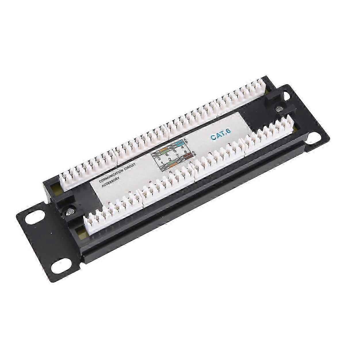 Cat6 8 Ports Patch Panel Rack Network 10 Inch 1u Rack Mount With Rj45 Socket For Household Distribution Frame