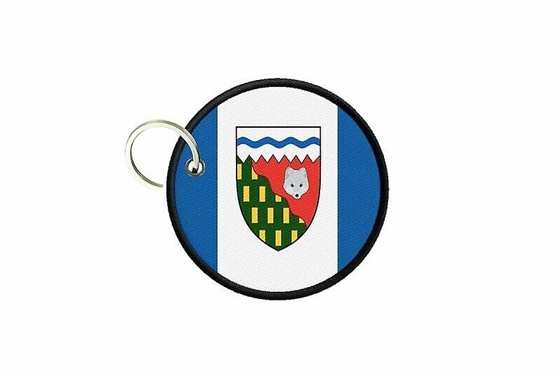 Keychain keychain flag canada northwest territories printed