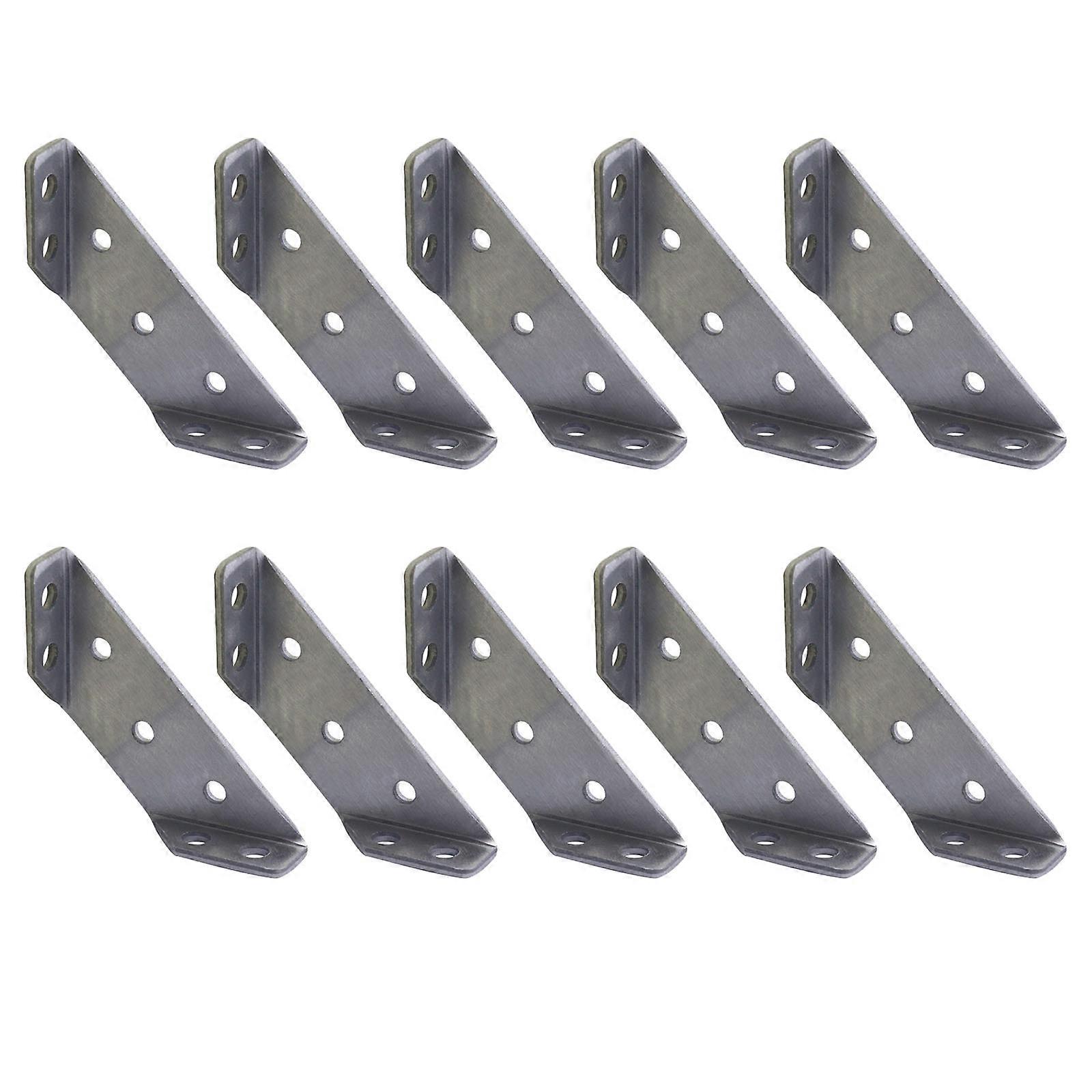 10PCS Triangle Bracket Furniture Support Thickened Connector Corner US