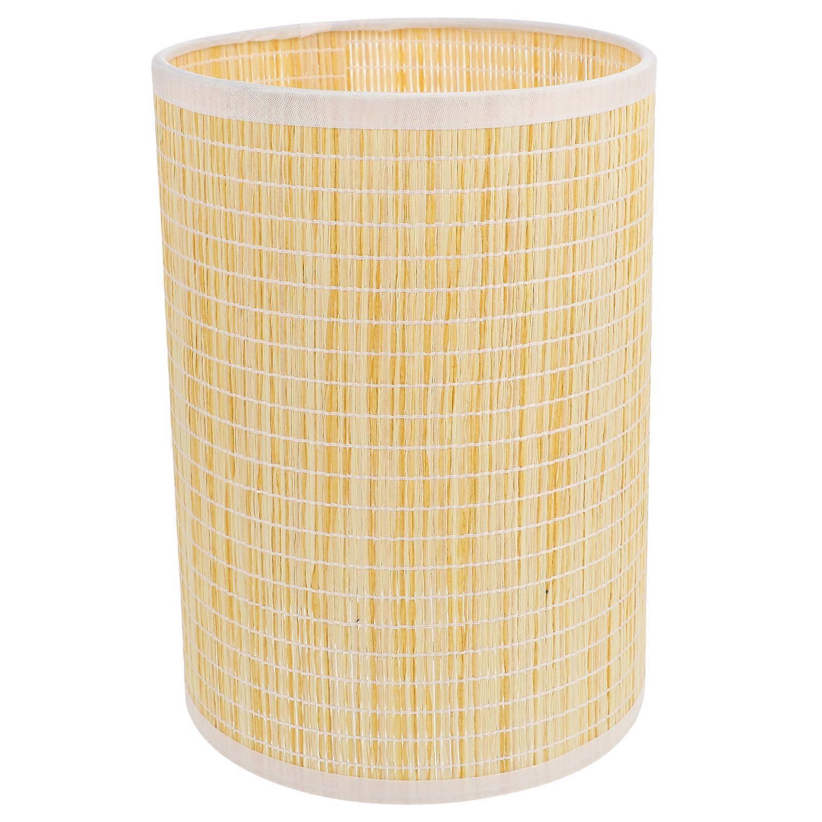 Pendant Lamp Shade Woven Lamp Shade Ceiling Lamp Cover Rustic Rattan Lamp CoverE27/E14