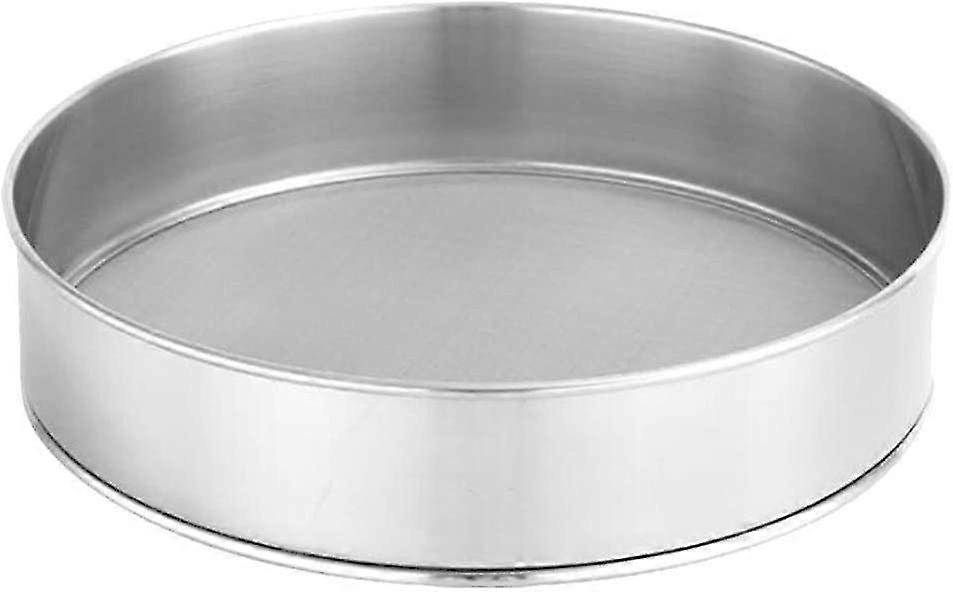 Edelstahl-Mehlsieb Feinmaschiges Backsieb 25 cm (4-d-w) schnell