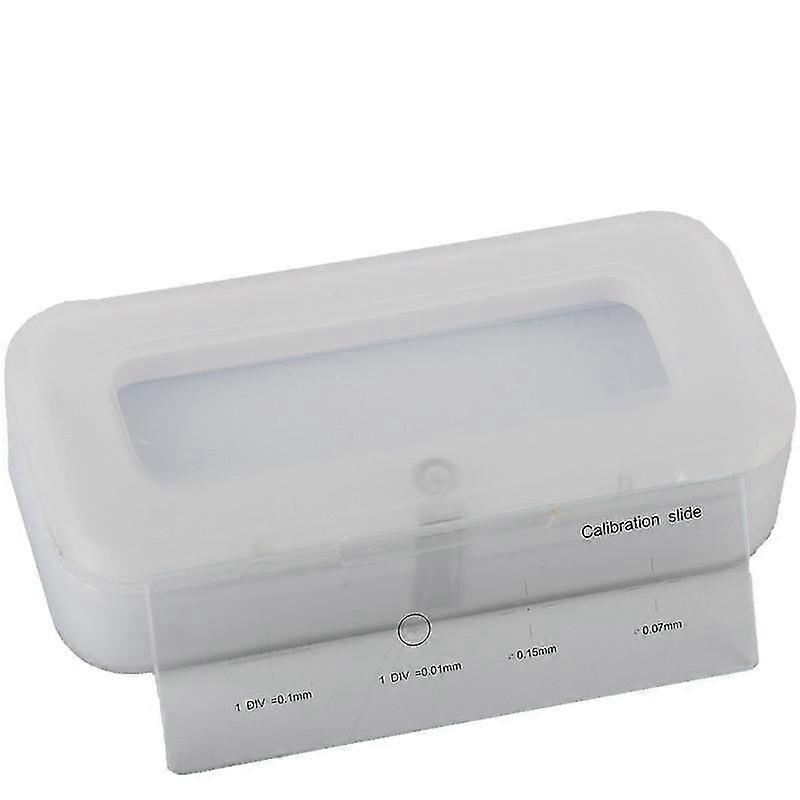 0.01mm Microscope Slides Reticle Calibration Slide Ruler Cross Multifunctional Microscope Calibrati