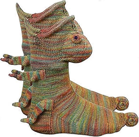 Knit Crocodile Socks Unisex Novelty Shark Crocodile Shape Socks