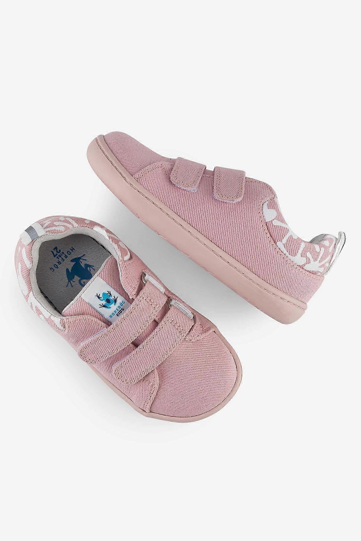 Smart Walker Recycled Canvas Eco Pink Barefoot Kids Shoes