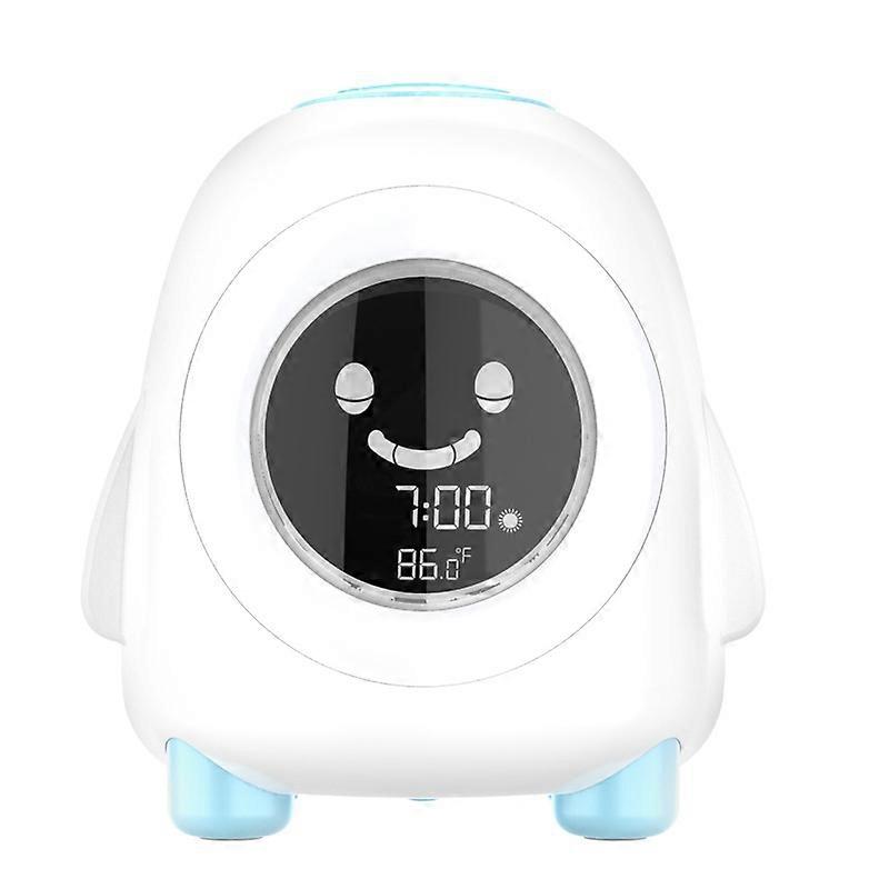 Kids Alarm Clock, Toddlers Alarm Clock for Kids Sleep Training Clock with Night Light, Sleep Sound Machine, Indoor Temperature, Nap Timer, Digital Wak