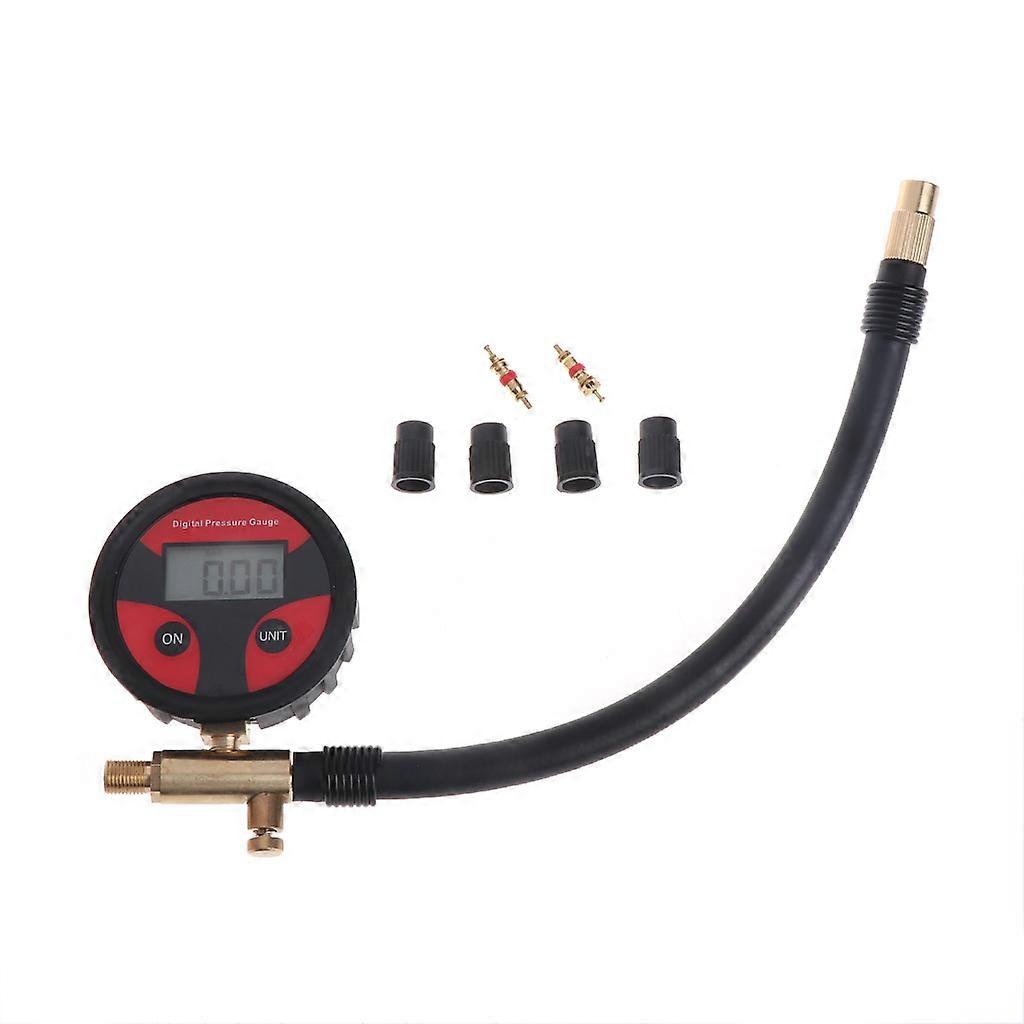 0-200PSI Bil Däcktrycksmätare Digital LCD Däcktrycksmätare
