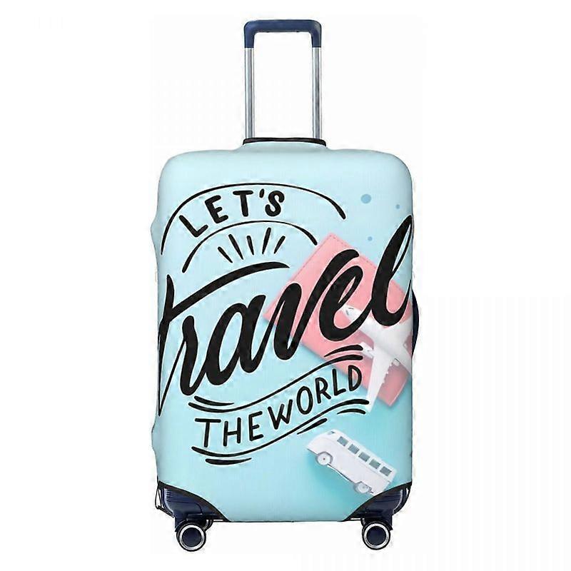 Matkakonsepti Matkalaukku Kansi Teksti Taide Matka Strectch Matkatavaratarvikkeet Suoja