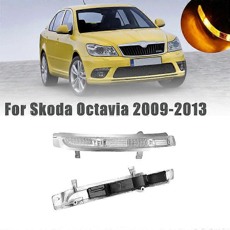 LED Car Side Retrovision Mirror Turn Signal Light Blinker Reversing Lamp Indicator pentru Skoda Octavia A5 A6 2009 2010 2011 2012 2013