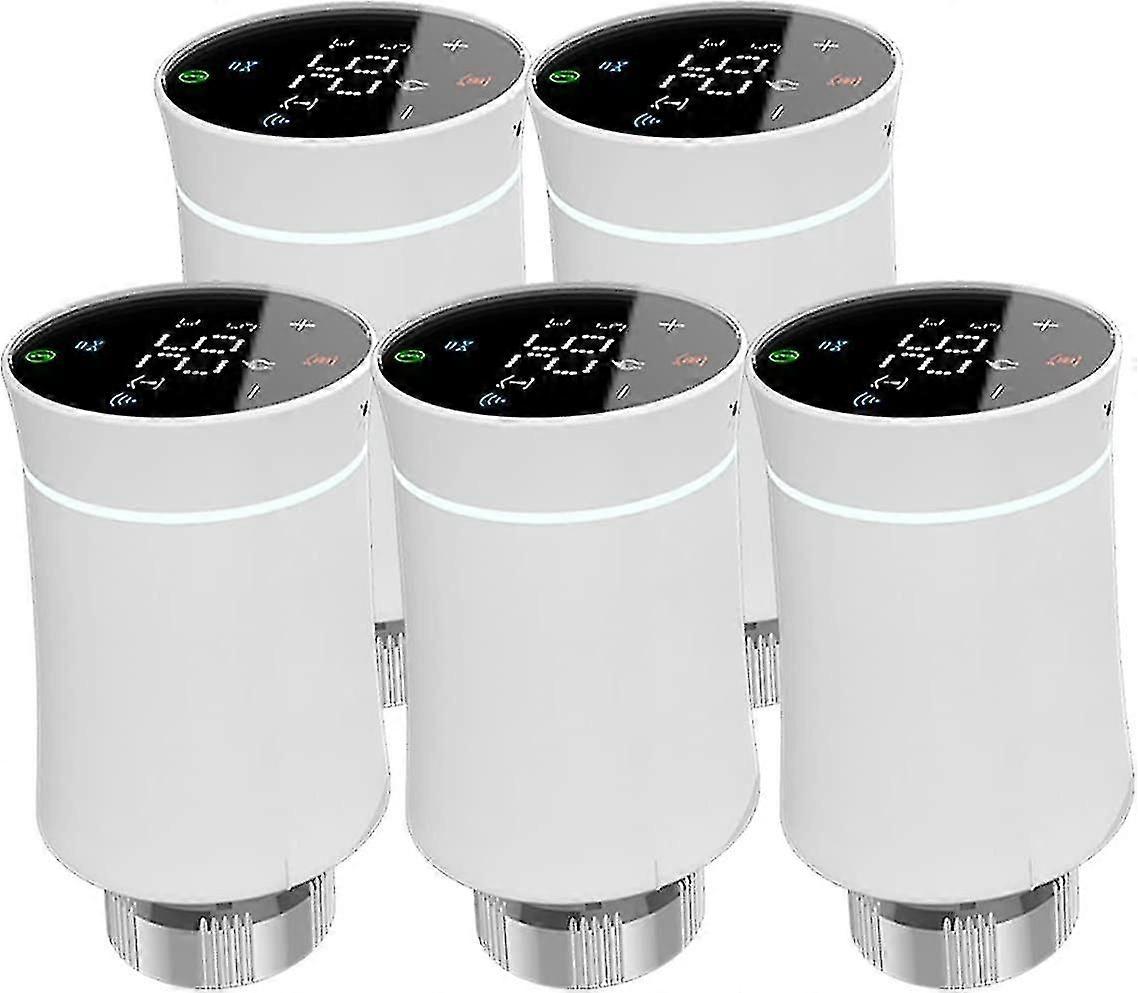Radiator Actuator Valve, Tuya Zigbee3.0, Intelligent Programmable Thermostat, Temperature Heater, Trv, Alexa, Voice Control