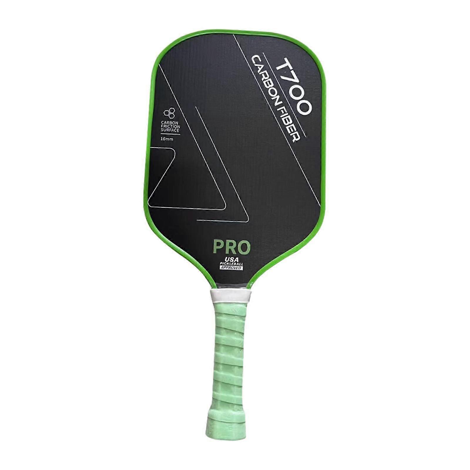 Pickleball Paddle Sklisikkert grep Pickleball racket for spillere innendørs utendørs grønn