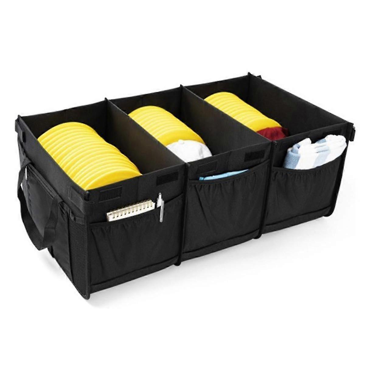Disc Golf Storage Bag Large Capacity With Dividers Multi Side Pockets