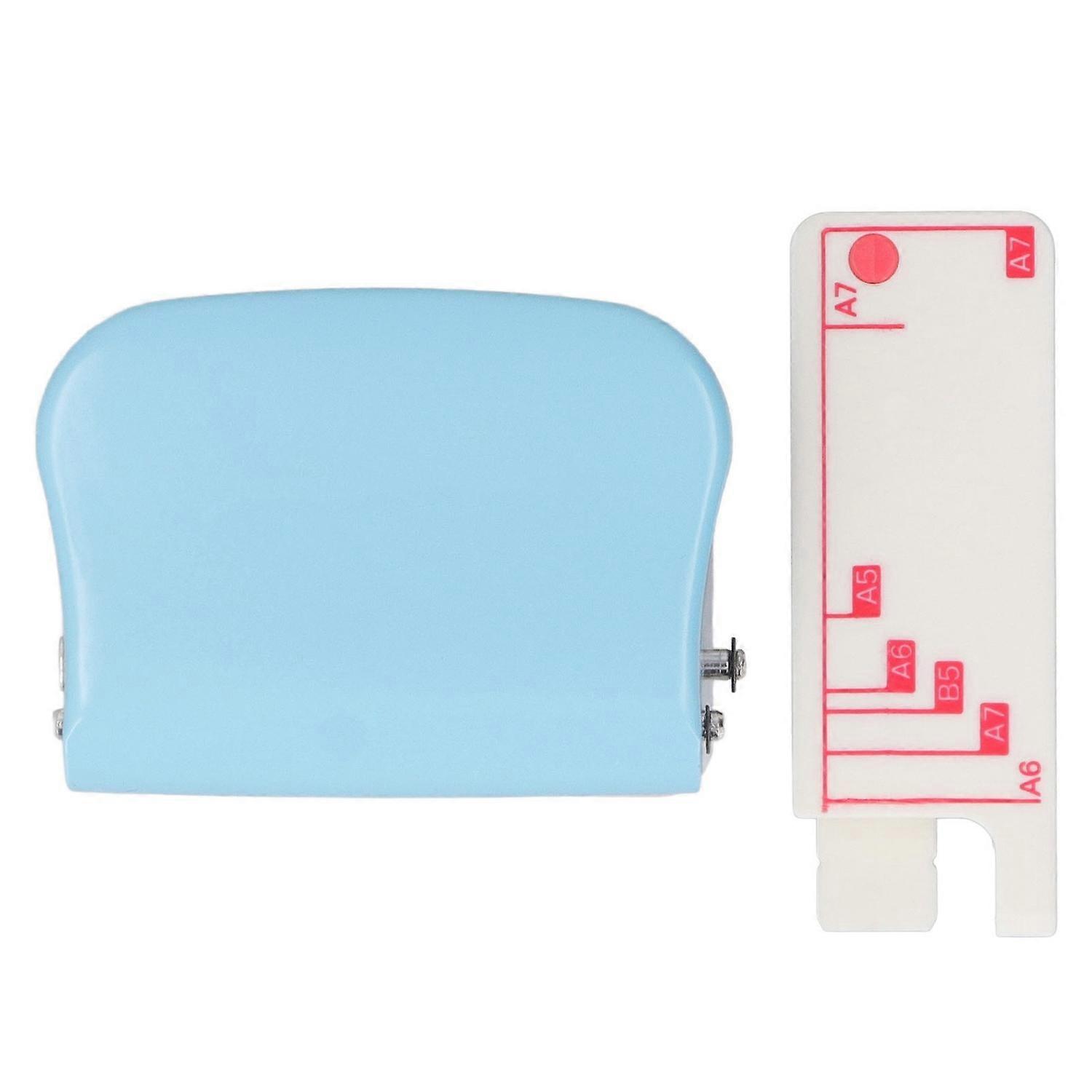 Paper Hole Punch 3 Hole Puncher 5 Sheets Capacity Handheld DIY Tool for B5 A5 A6 A7 A4