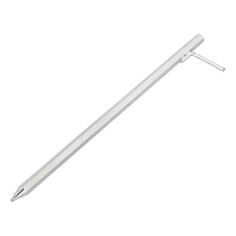 Anclaje al suelo 50 cm de acero galvanizado con gancho en L