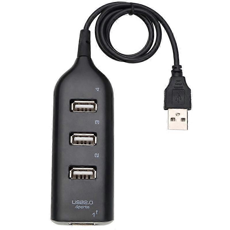 4 Port USB Hub Socket Mini 2.0 High Speed USB Splitter Adapter for Laptop PC