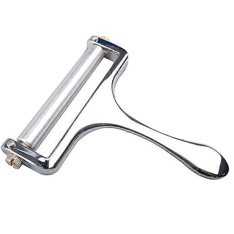 Stainless Steel Cheese Slicer, Adjustable Cheese Thickness, Heavy Duty Cheese Slicer With Wire, Suitable Compatible With Soft, Semi-hard Chees(s