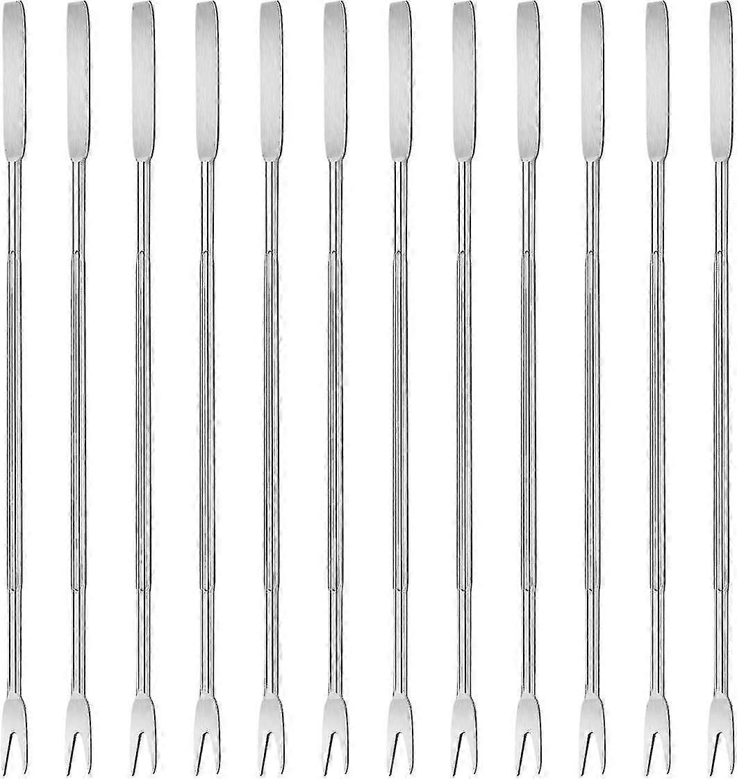 12pcs frutti di mare Craer in acciaio inossidabile crostacei granchio forchette e cucina Nutcraer Tool