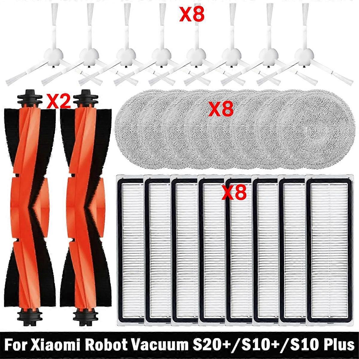 Für Saugroboter S20+ / S10 Plus / S10+ / B108GL / B105 / B108CN B113CN Teile Zubehör Filter Hauptseitenbürste