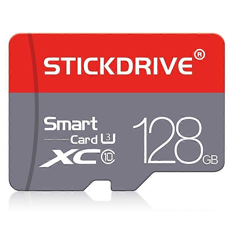 STICKDRIVE 128GB U3 Red and Grey TF(Micro SD) Memory Card
