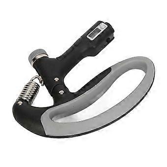 Grip Strength Trainer Electronic Counting Comfortable Grip PVC Finger Arm Exercise Strengthener Black