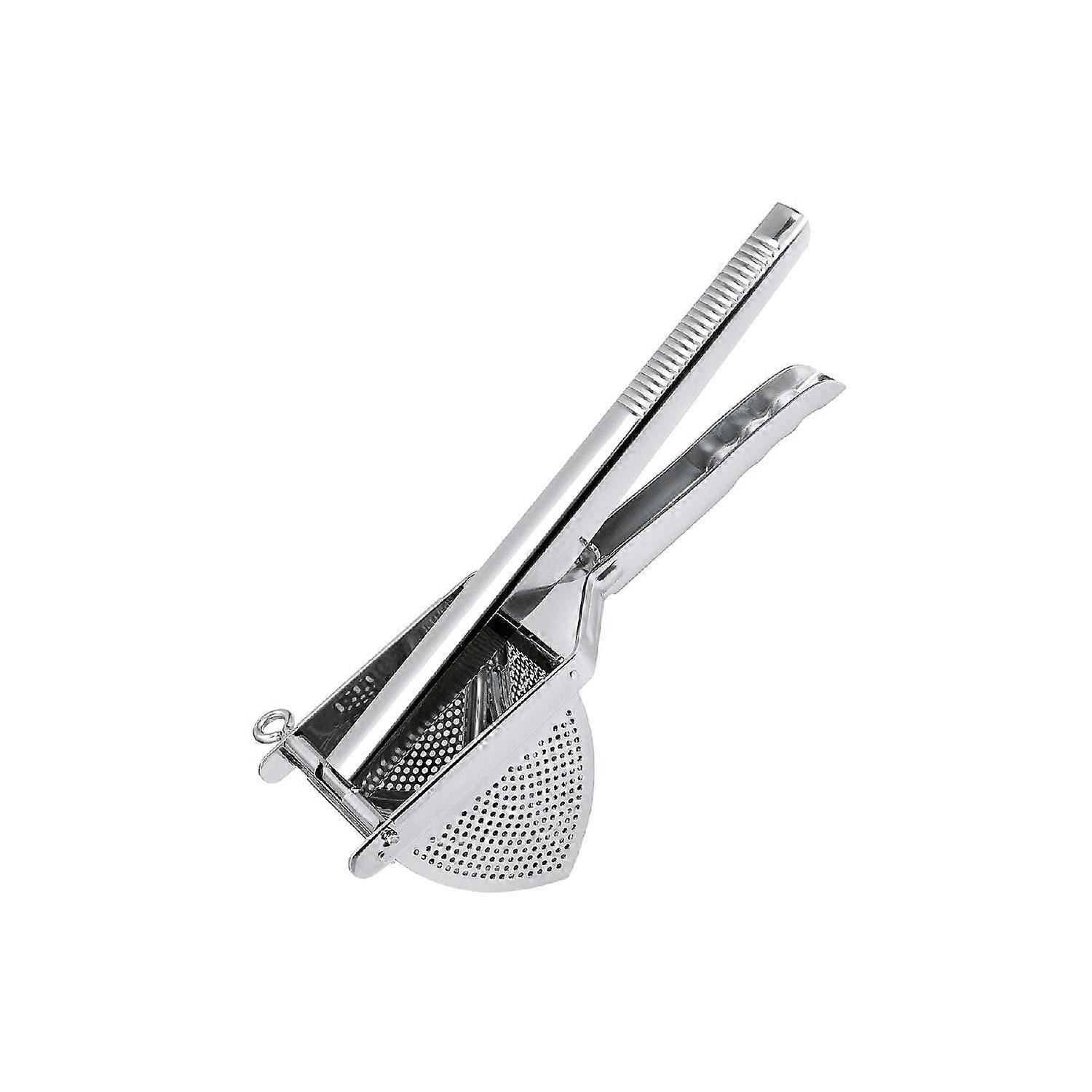 18704 Stainless Steel Potato Press with Comfortable Handle for Mashed Potatoes, Vegetables, and Baby Food