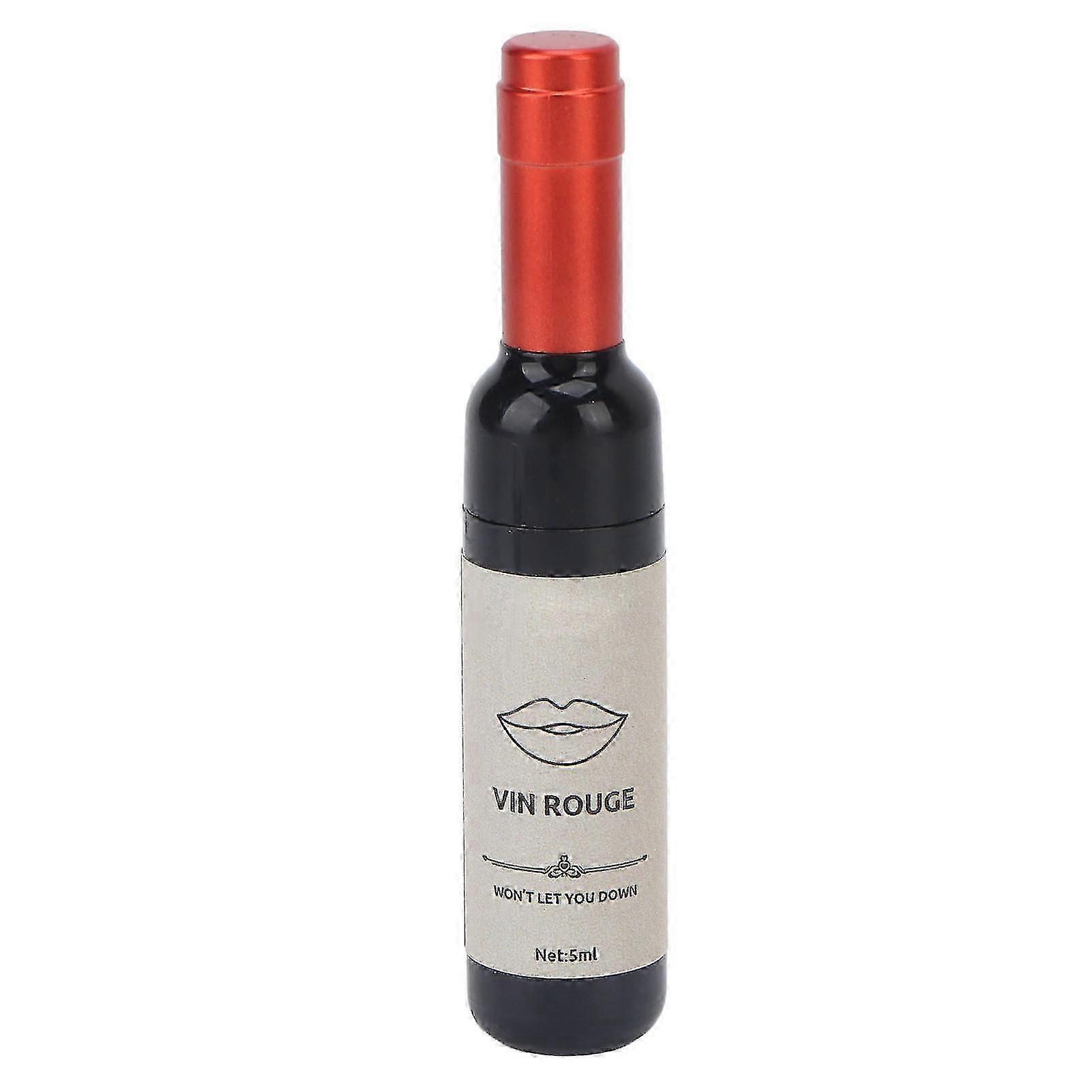 Lip Tint Wine Bottle Shape High Pigmentation Moisturizing Lip Stain Unfading Liquid L