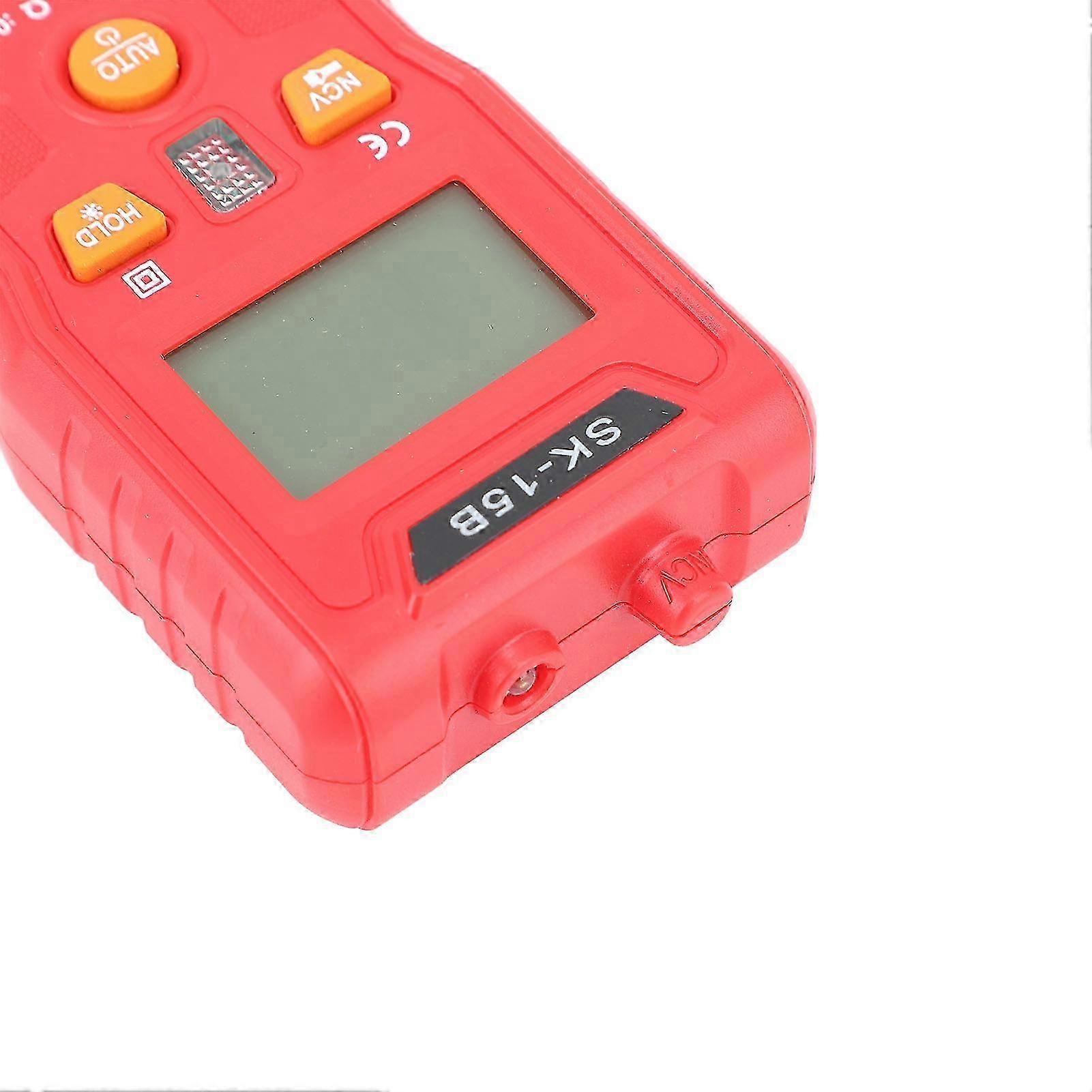 Cyfrowy tester multimetru Samochód samochodowy Inteligentny Multi Tester Mini Pocket Type Zapobieganie oparzeniom Wielofunkcyjny czerwony f26