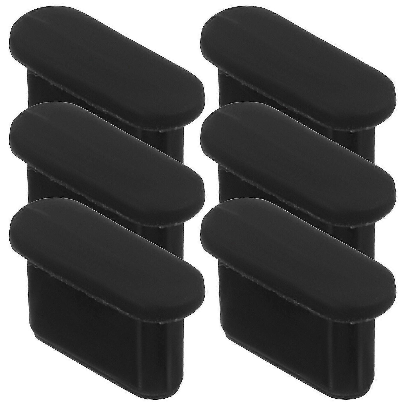6Pcs Type-C Dust Plug Remote Control Port Plug Dust Stopper Compatible compatible DJI MINI 3/3PRO Remote Control_Special Gift