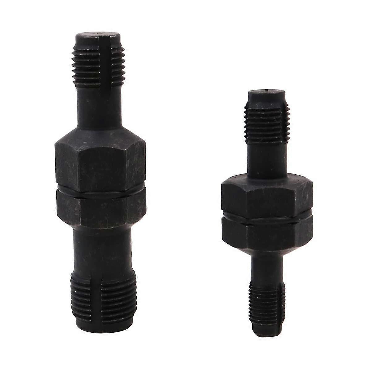 2pcs Spark Plug Oxygen Sensor Tool Spark Plug Chaser Thread Repair Kits Tap Set M10 x 1.0/M12 x 1.25 M14 x 1.5/M18 x 1.5
