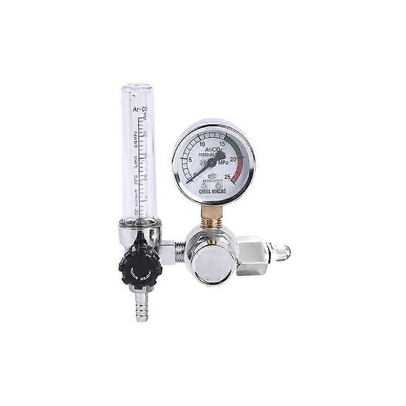 Argon Regulator Gauge, Welding Flow Meter with Polycarbonate Protection for Professional Welders