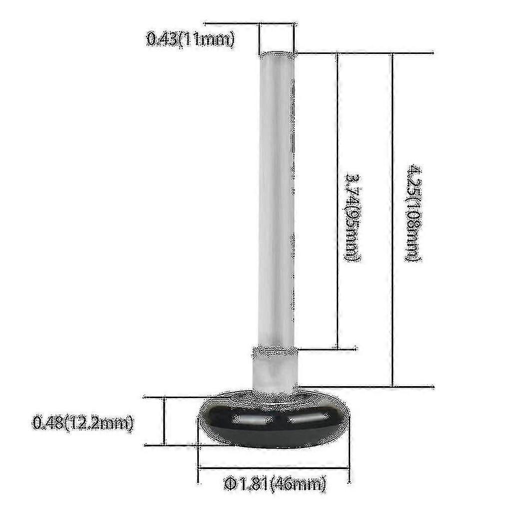 12 יחידות 2 אינץ 'דלת מוסך רול גלגלי דלת מוסך ניילון להחלפת מסלול מוסך עם אטום 6