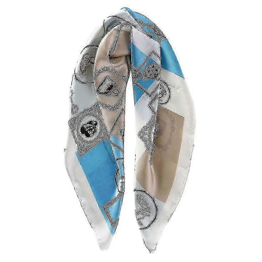 con Silk Feel Κασκόλ μεσαίου μεγέθους τετράγωνο σατέν κασκόλ για κυρίες